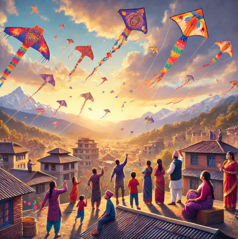 Taking off using kites